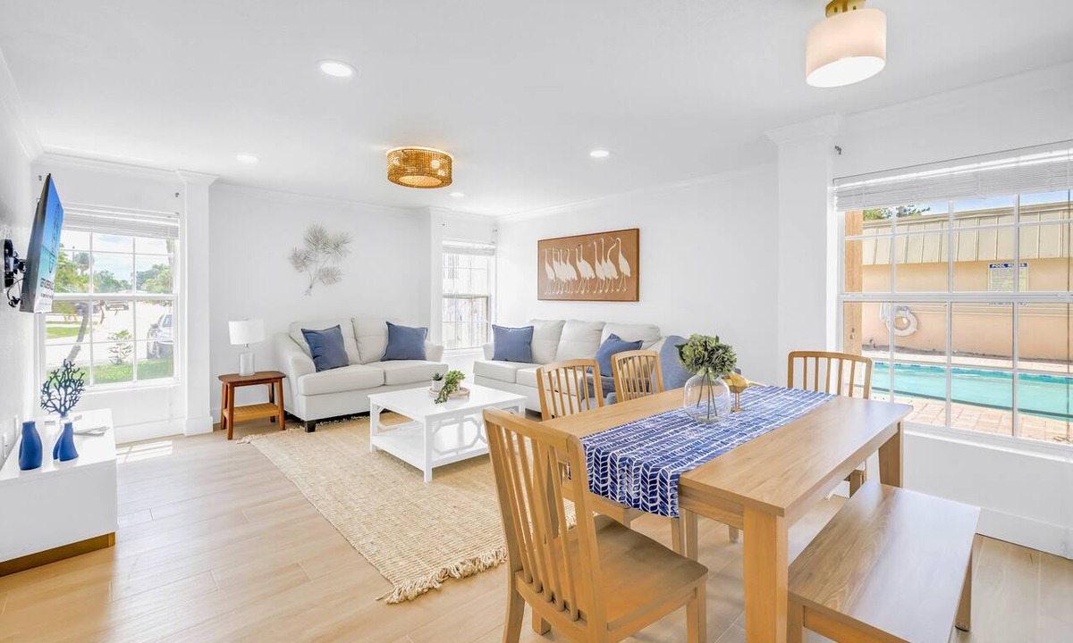 Siesta Key Village Apartment | NEW LISTING! The Village Breeze 6BR with heated Pool, near Beach, 250ft to Siesta Key Village!