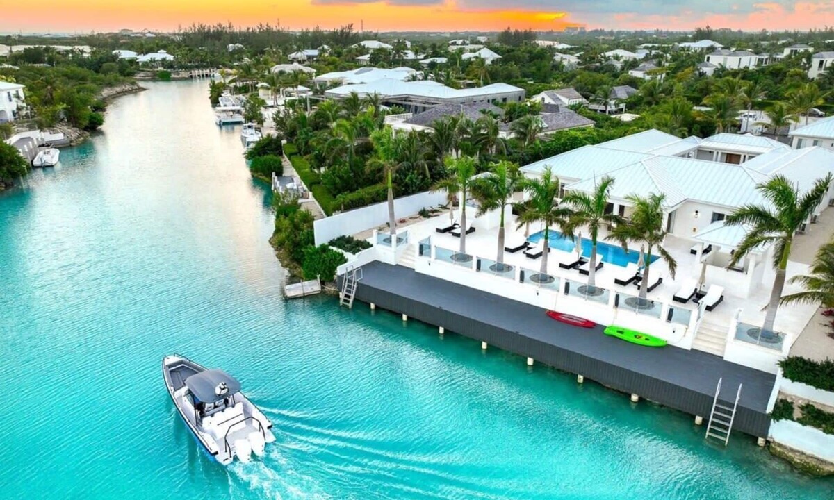 Leeward Settlement Villa | Waterfront Luxury Villa with Pool & Private Dock