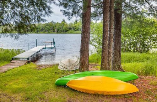 Eagle River House | Peaceful Long Lake Cabin w/Dock & Fire Pit!