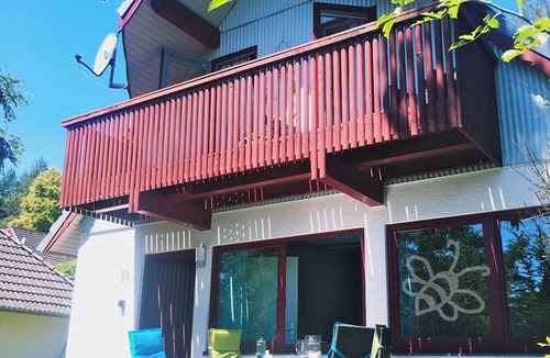 Reimboldshausen Cottage | Vacation home in Seepark Kirchheim, Hesse, for families and groups of up to 6 people