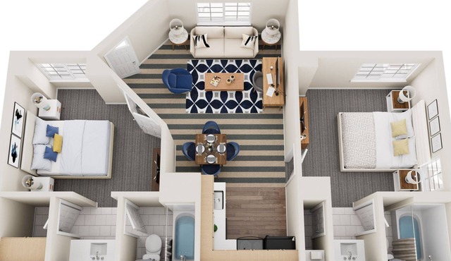 2 Bedroom x 2 Bathroom in Malvern, PA in Malvern