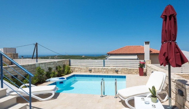 Amazing Villa Fragika III in a picturesque village in Adele