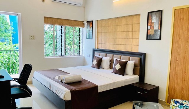 BluO Studio Salt Lake - Kitchen, Terrace Garden,Parking in Kolkata