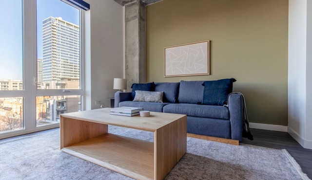 Excellent River North 1BR w/Sky Terrace & Yoga Studio, by Blueground in Chicago