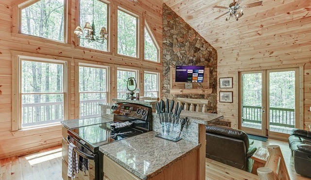 Hickory Woods- Private Couples Paradise, Huge Hot Tub, Pool Table and Frieplace in Cleveland