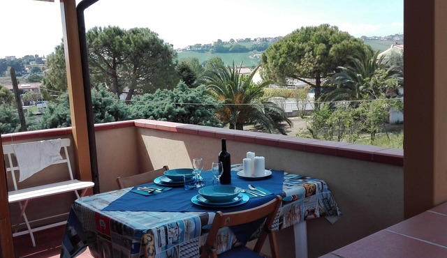 Passione Marinara Three-room apartment near the sea terrace parking space-Marcelli center in Numana