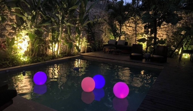 Private Luxury Villa in Holistika - Pool, Garden and Rooftop Patio in Tulum