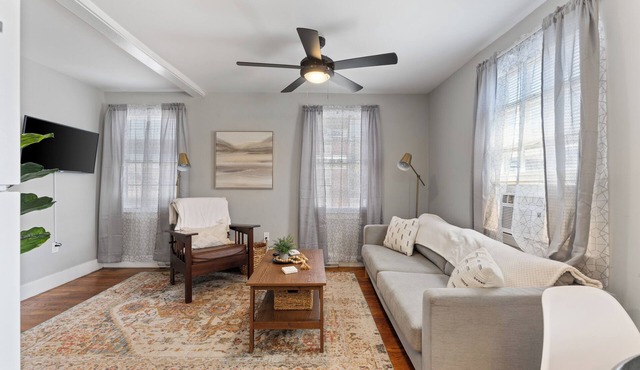 Relax in a Big, Bright Apartment Above a Café in Fredericksburg