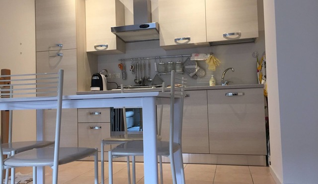 Renovated ground floor apartment in the garden in Morciano di Romagna