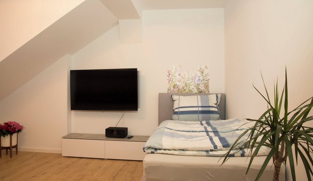Schöne Groß Ferienwohnung 79m² mit 2 Bad Ideal für Familie und Gruppe, 3.og in Erfurt