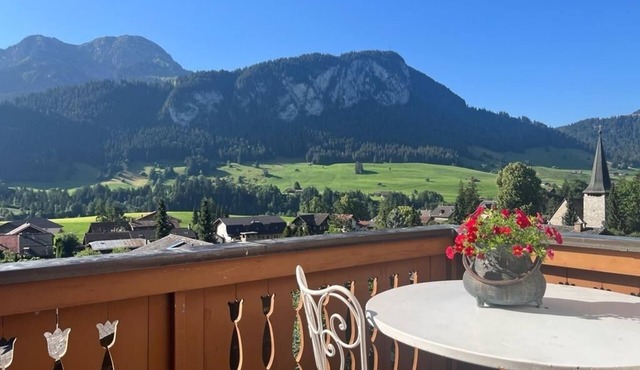 Spacious Three Bedroom Apartment With Stunning Views in Chateau d'Oex