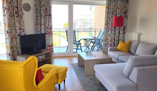 Strandpalais apartment E13, lake view, WLAN, non-smoking in Cuxhaven
