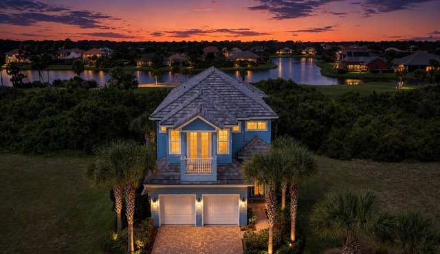 Sunset Blue pool home at Cinnamon Beach, new private heated pool, book today! in Palm Coast