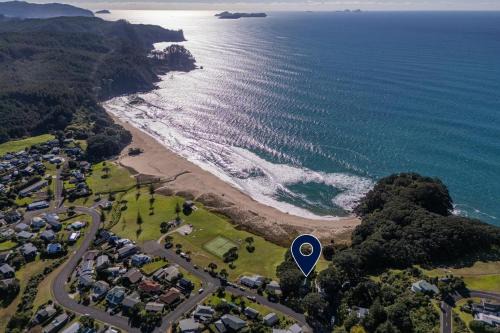 The Beachfront Bach in Onemana