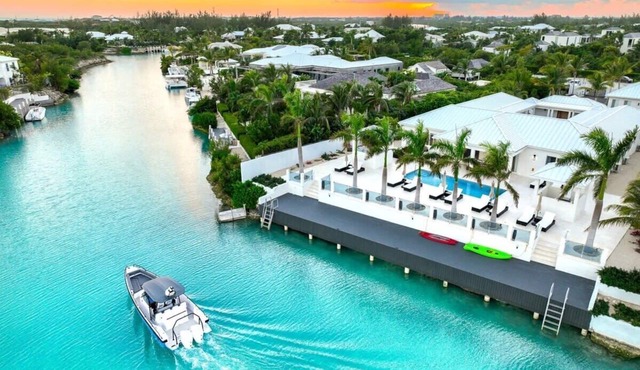 Waterfront Luxury Villa with Pool & Private Dock
