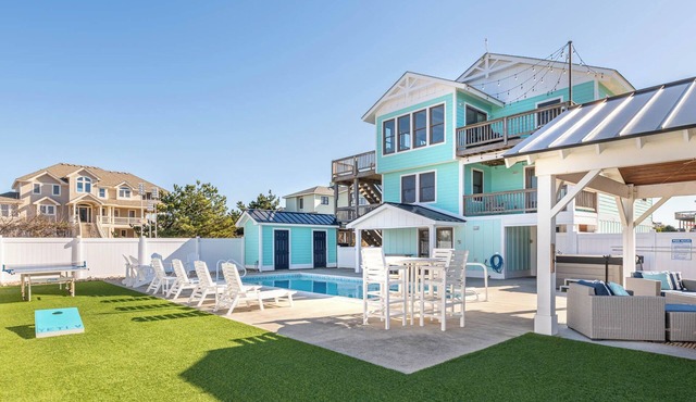 Yeti V - Corolla, Ocean Sands, 50 Yards to Beach, Ocean View, Pool, Cabana, Hot Tub in Corolla