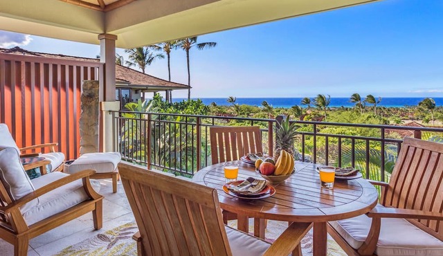 Tranquil 2BR Hainoa Villa (2907B) at Hualalai – Panoramic Ocean Views in Kailua Kona